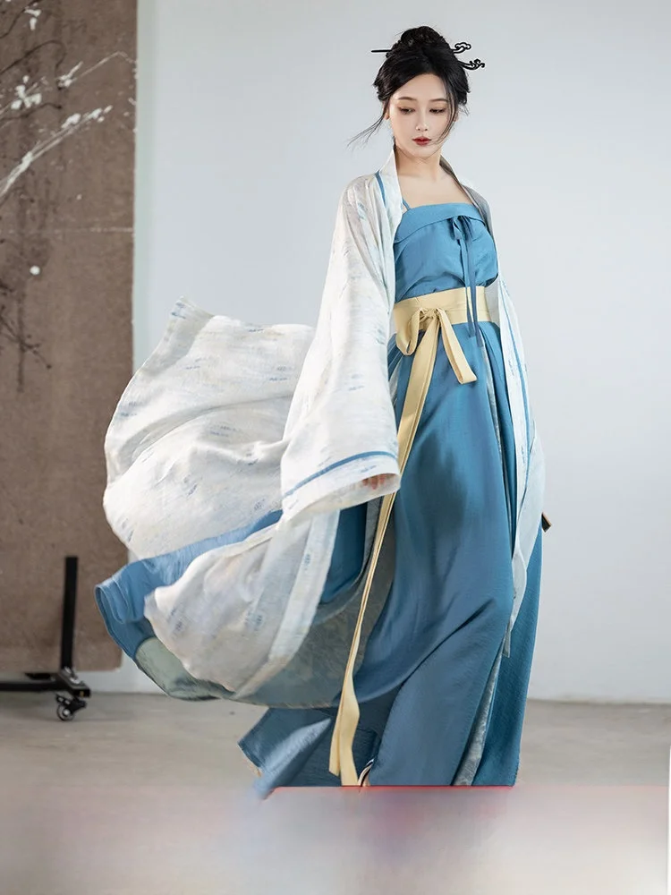 Оригинальная плиссированная юбка Song Dynas Sle Tee для женщин, в стиле Ханьфу, весна-осень, прямого кроя, Qingan Drunken Dr
Оригинальная плиссированная юбка Song Dynas Sle Tee для женщин, в стиле Ханьфу, весна-осень, прямого кроя, Qingan Drunken Dr