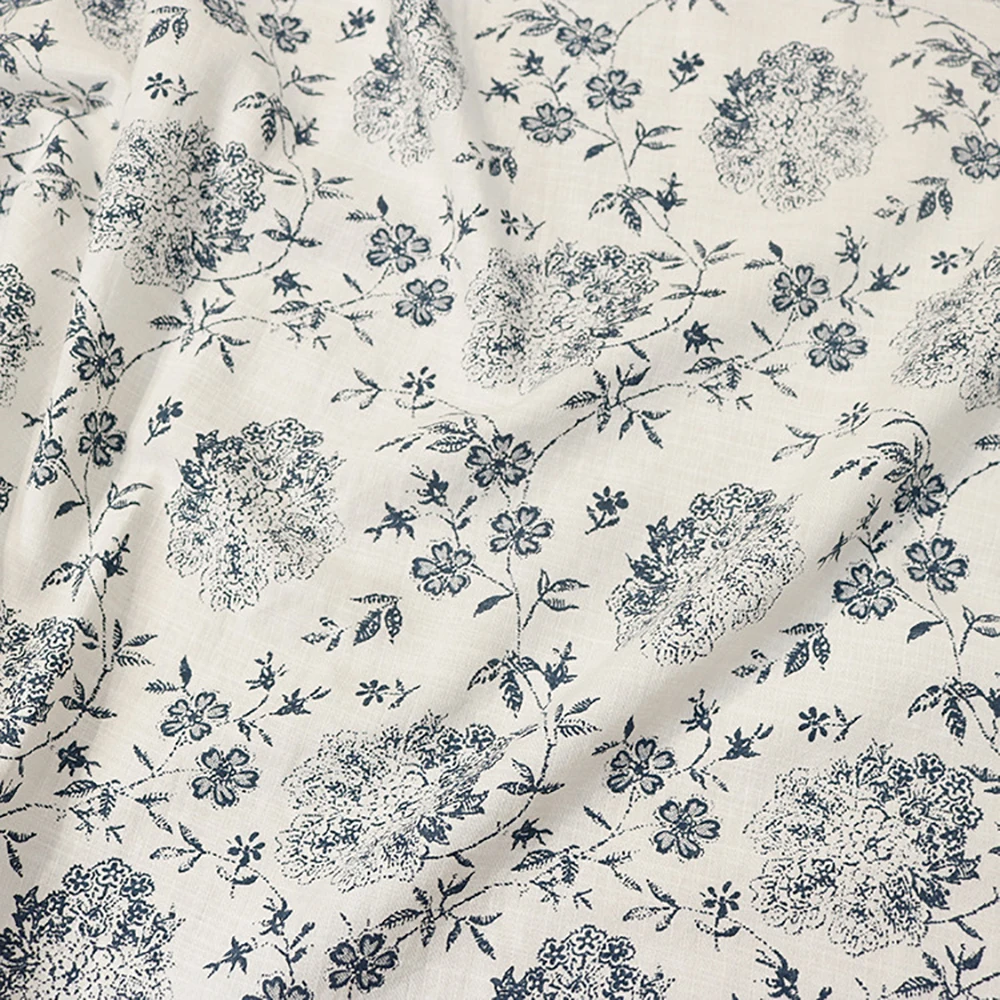 100CM*145CM 100%Cotton French Flower Print Fabric For Dresses, Tablecloths, Curtains, Handmade DIY Fabric
100CM*145CM 100%Cotton French Flower Print Fabric For Dresses, Tablecloths, Curtains, Handmade DIY Fabric