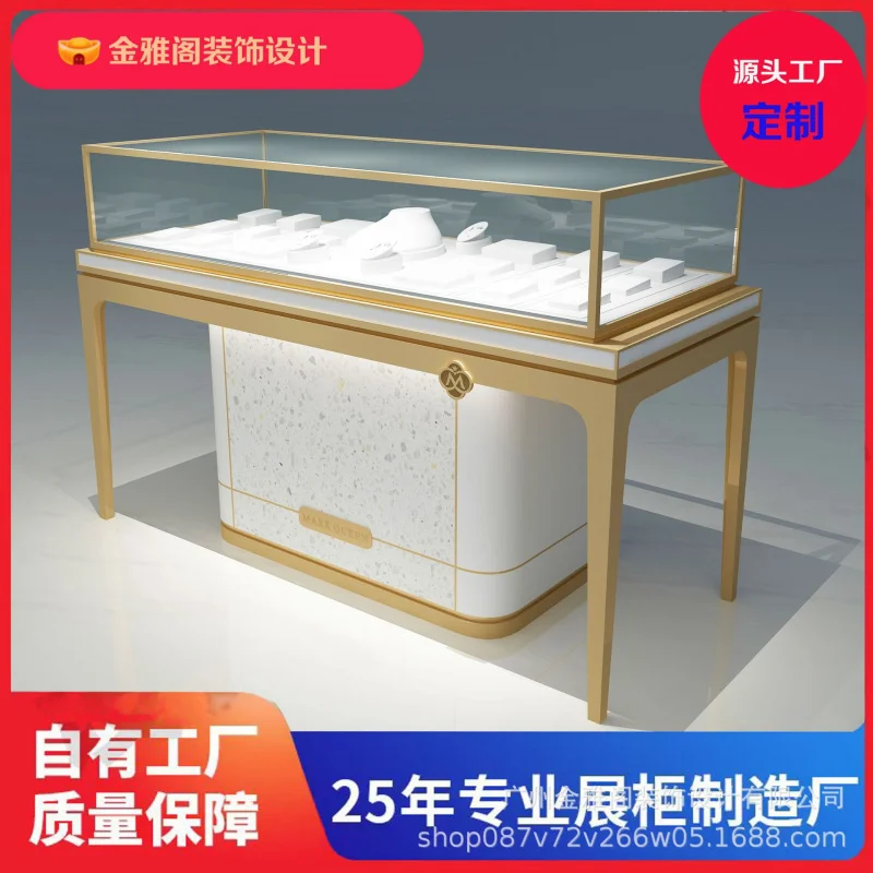 Customized High-End Jewelry Cabinet Design Custom Source Stainless Steel Glass Display Cabinet Container
Customized High-End Jewelry Cabinet Design Custom Source Stainless Steel Glass Display Cabinet Container