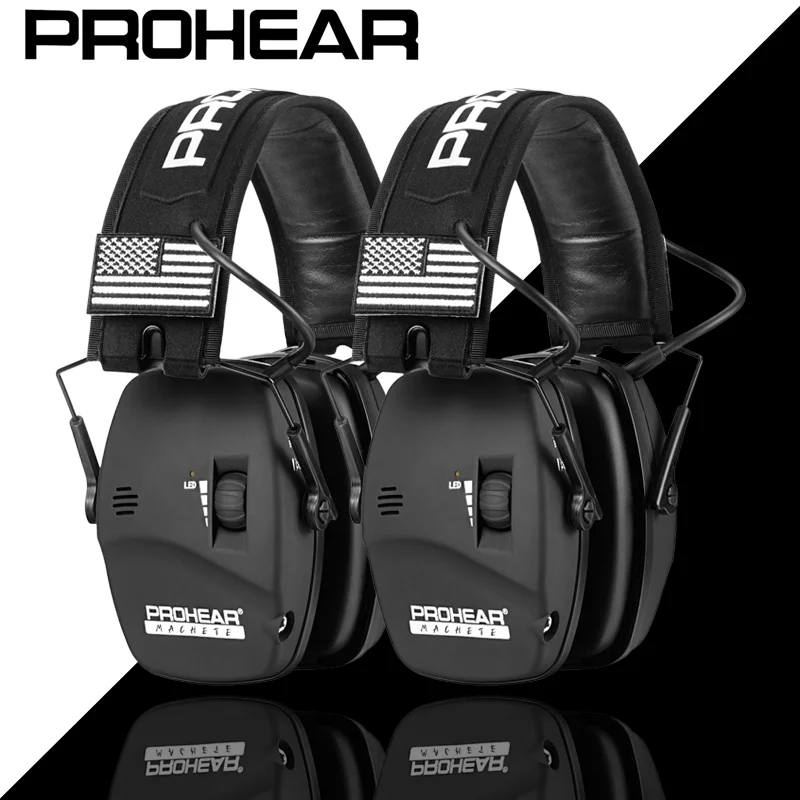 PROHEAR 2Pcs Electronic Shooting Ear Protection Noise Reduction Hearing Protection Sound Amplification Earmuff for Hunting
PROHEAR 2Pcs Electronic Shooting Ear Protection Noise Reduction Hearing Protection Sound Amplification Earmuff for Hunting