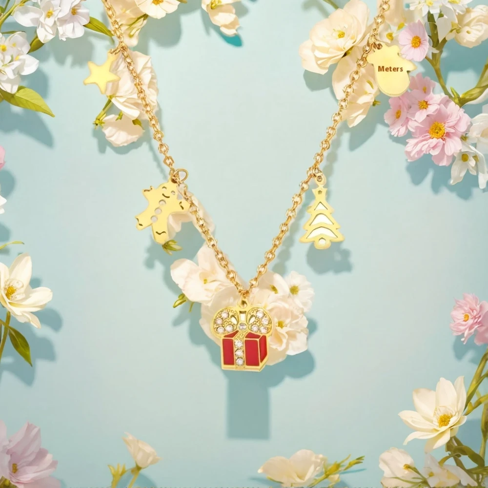Women's Necklace Enamel Colored Glaze Christmas Gift Style Stainless Steel Fashionable and Versatile Jewelry Accessories
Women's Necklace Enamel Colored Glaze Christmas Gift Style Stainless Steel Fashionable and Versatile Jewelry Accessories