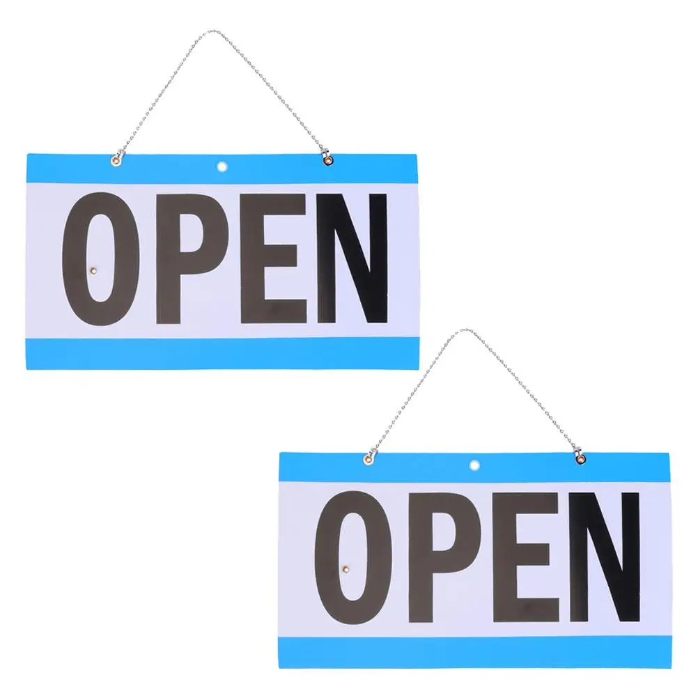 PVC Open Close Sign Double Business Signs Metal Hanging Strip Large Clear Alphabet Design Safe Store Ornament Decorative
PVC Open Close Sign Double Business Signs Metal Hanging Strip Large Clear Alphabet Design Safe Store Ornament Decorative