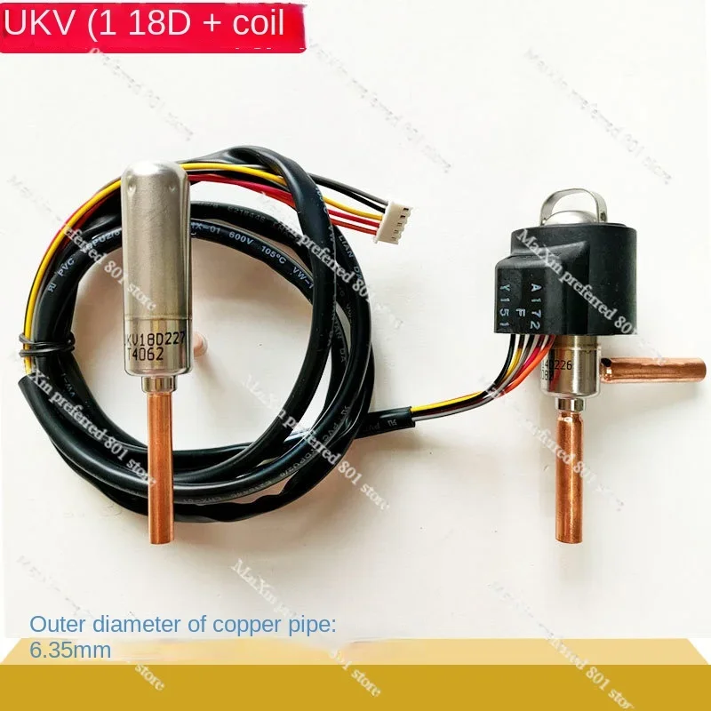 UKV18D + 2.1m coil (DC12V A170 coil electronic expansion valve for air conditioner freezer
UKV18D + 2.1m coil (DC12V A170 coil electronic expansion valve for air conditioner freezer