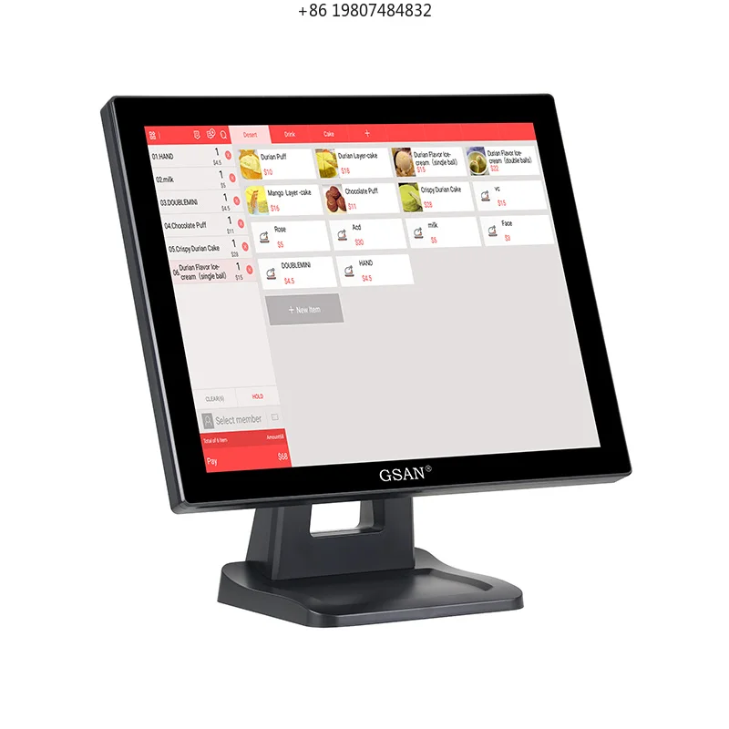 17 Inch POS System for Aliexpress, Factory Price Full Flat HD Capacitive Touch Screen Restaurant Cashiering
17 Inch POS System for Aliexpress, Factory Price Full Flat HD Capacitive Touch Screen Restaurant Cashiering