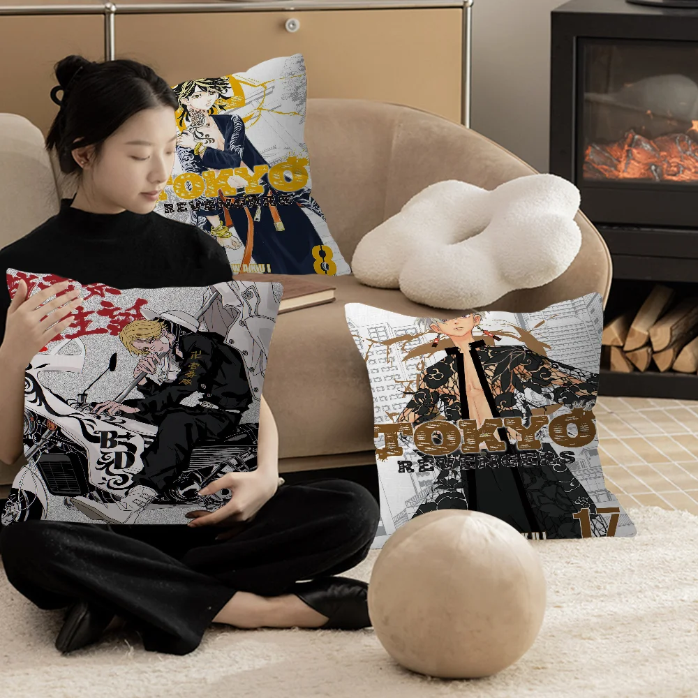 Japanese Manga T-Tokyo R-Revengers Cushion Cover Decorative Pillow Sofa Home Decor Case Pillow Cases
Japanese Manga T-Tokyo R-Revengers Cushion Cover Decorative Pillow Sofa Home Decor Case Pillow Cases