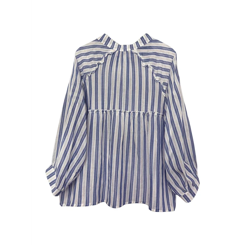 ASDS-Women's Blouses Striped Long Sleeve Shirts Button Down Loose Fit Casual Tops
ASDS-Women's Blouses Striped Long Sleeve Shirts Button Down Loose Fit Casual Tops