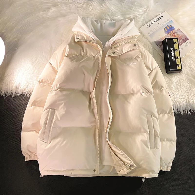 2023 Winter Fashion Color Matching Trend Men's Cotton Clothes Fake Two Piece Coat
2023 Winter Fashion Color Matching Trend Men's Cotton Clothes Fake Two Piece Coat