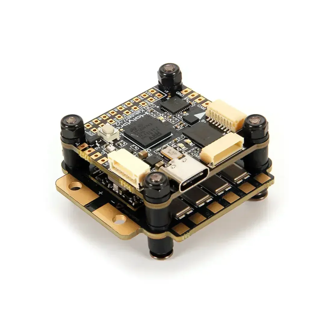 HolyBro Kakute H7 V1.5 Stacks — контроллер полета H7 (ICM-42688-P) с Tekko32 F4 50A / Matel 65A 4in1 ESC
HolyBro Kakute H7 V1.5 Stacks — контроллер полета H7 (ICM-42688-P) с Tekko32 F4 50A / Matel 65A 4in1 ESC