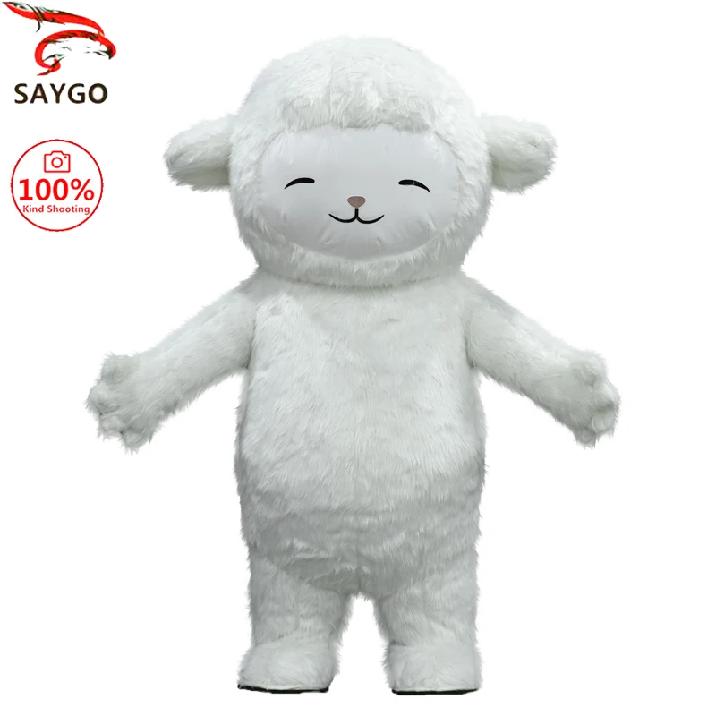 SAYGO Inflatable Sheep Costume Mascot Parade Adult Character Cosplay Animal Birthday Halloween Party Event Plush Suit
SAYGO Inflatable Sheep Costume Mascot Parade Adult Character Cosplay Animal Birthday Halloween Party Event Plush Suit