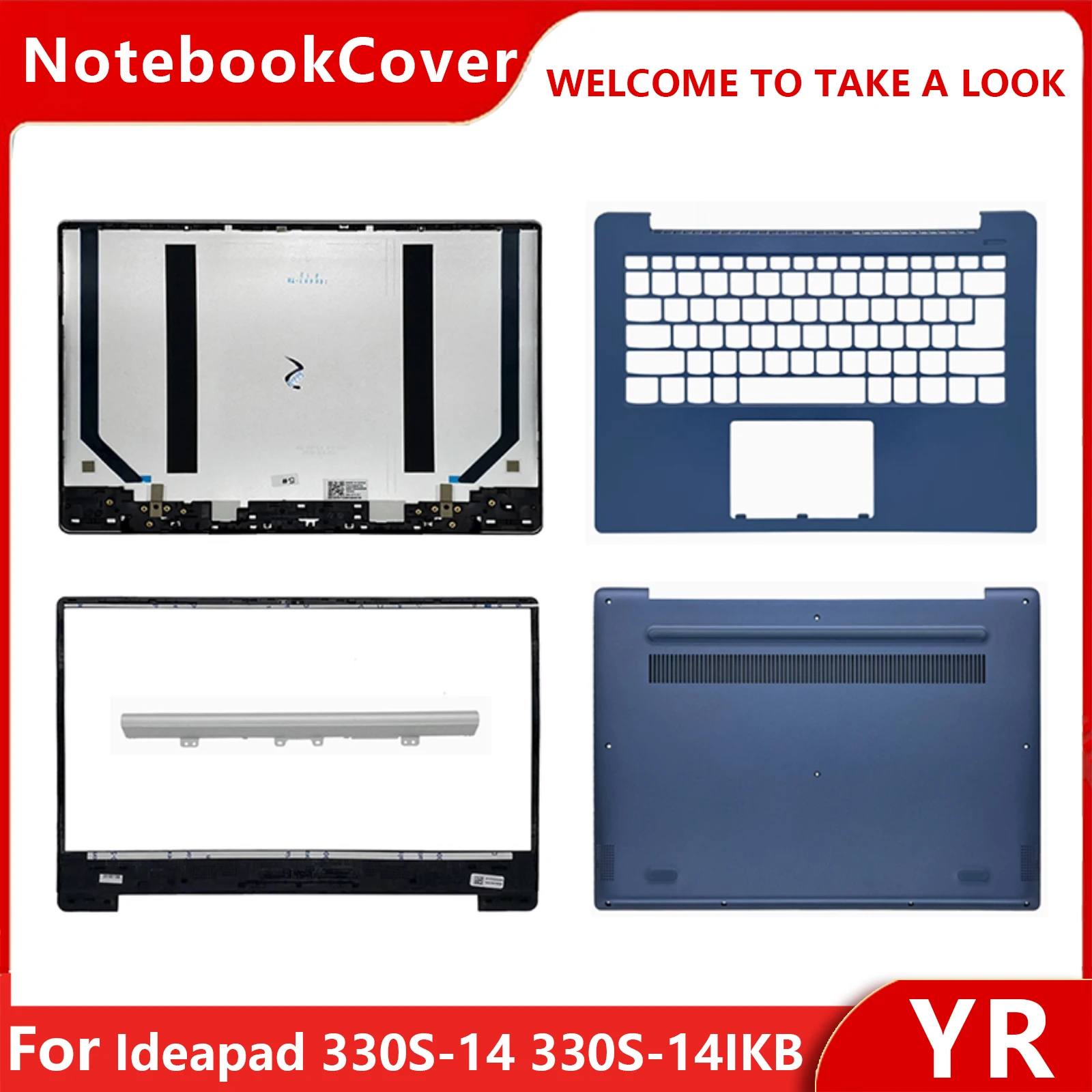 New For Ideapad 330S 330S-14 330S-14IKB 330S-14AST Laptop Shell LCD Top cover/Back Cover/Front Bezel/Bottom Case Hinge Cover
New For Ideapad 330S 330S-14 330S-14IKB 330S-14AST Laptop Shell LCD Top cover/Back Cover/Front Bezel/Bottom Case Hinge Cover