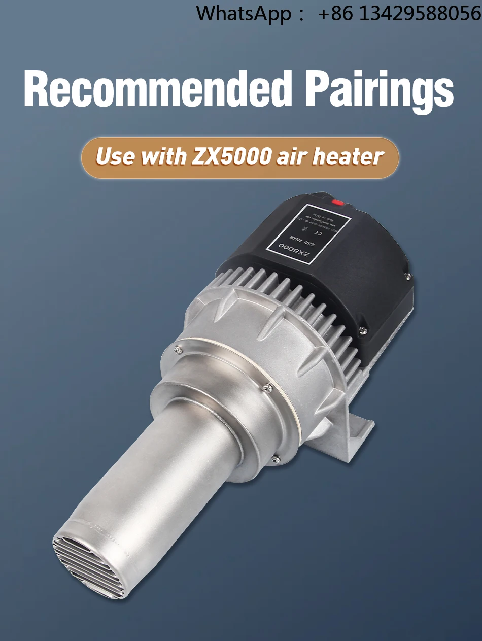 One Year Warranty HeatFounder ZX5000 220V/230V Hot Air Heater Temperatures up to 650 °C
One Year Warranty HeatFounder ZX5000 220V/230V Hot Air Heater Temperatures up to 650 °C