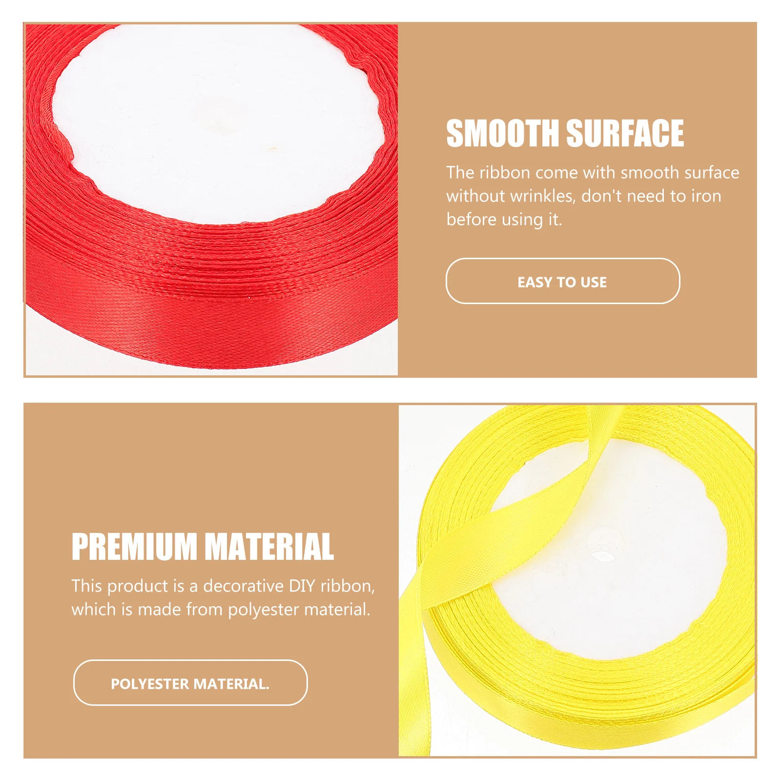 12pcs Polyester Diy Ribbon Smooth Solid Color Craft Making Ribbon For Gift Wrapping Bouquet Packaging Decorative Ribbons
12pcs Polyester Diy Ribbon Smooth Solid Color Craft Making Ribbon For Gift Wrapping Bouquet Packaging Decorative Ribbons