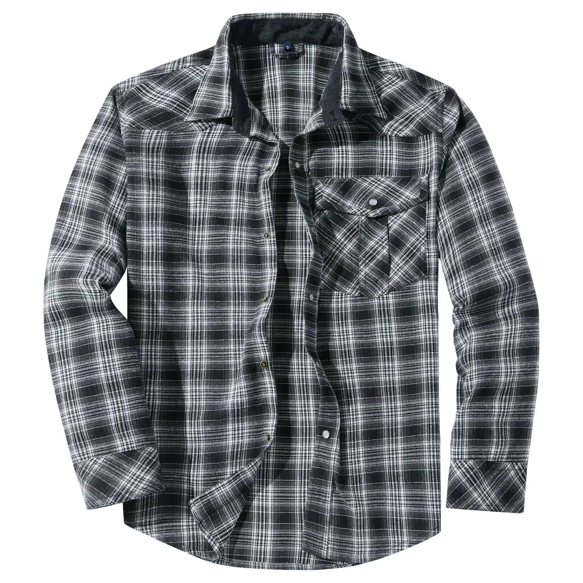 Winter New Casual Men's Fashion Long Sleeve Plaid Shirt Plush Warm Men's Casual High Quality Soft Large Size Shirt
Winter New Casual Men's Fashion Long Sleeve Plaid Shirt Plush Warm Men's Casual High Quality Soft Large Size Shirt