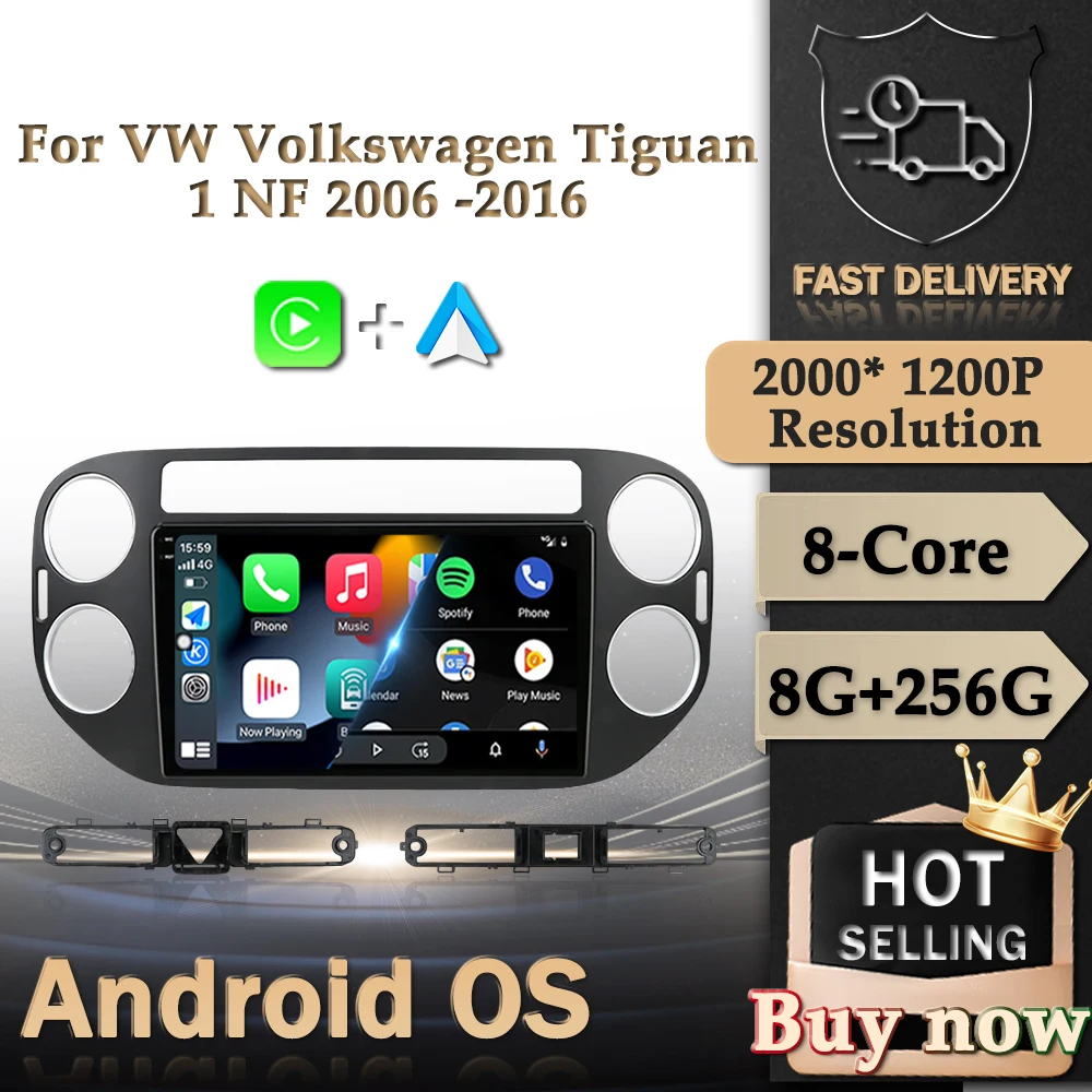 9 '' Car Radio for VW Volkswagen Tiguan 1 NF 2006 -2016 Multimedia Stereo Player Android Auto GPS Navi Wireless Carplay WiFi 4G
9 '' Car Radio for VW Volkswagen Tiguan 1 NF 2006 -2016 Multimedia Stereo Player Android Auto GPS Navi Wireless Carplay WiFi 4G