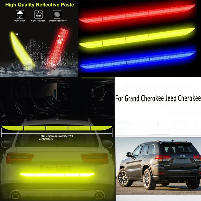 For Grand Cherokee Jeep Cherokee 1pcs Reflective Warning Safety Tape-Car Trunk Anti-Collision
For Grand Cherokee Jeep Cherokee 1pcs Reflective Warning Safety Tape-Car Trunk Anti-Collision