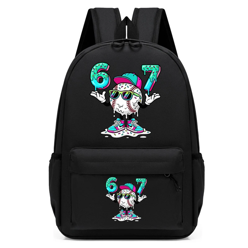 67 Six Seven 6 7 Meme Funny Baseball Ice Cream Drip Kids Backpack Cartoon Kindergarten School Bag Casual Children Travel Bagpack
67 Six Seven 6 7 Meme Funny Baseball Ice Cream Drip Kids Backpack Cartoon Kindergarten School Bag Casual Children Travel Bagpack