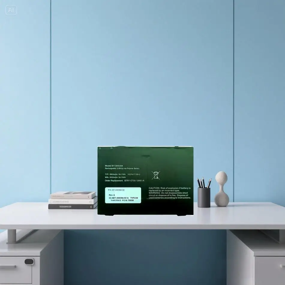 Надежная замена 9550 мАч BT-000394 для промышленного мобильного терминала Zebra ET51, ET56
Надежная замена 9550 мАч BT-000394 для промышленного мобильного терминала Zebra ET51, ET56