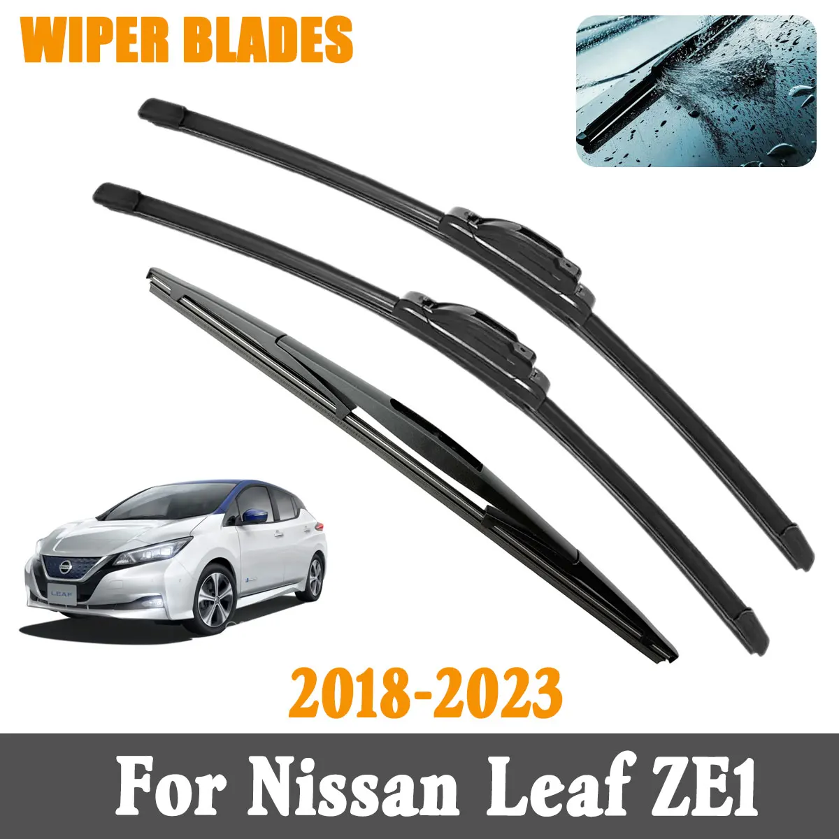 3 шт. передних и задних щеток стеклоочистителей для Nissan Аксессуары для Leaf ZE1 2018-2023: оконные и лобовые стекла
3 шт. передних и задних щеток стеклоочистителей для Nissan Аксессуары для Leaf ZE1 2018-2023: оконные и лобовые стекла