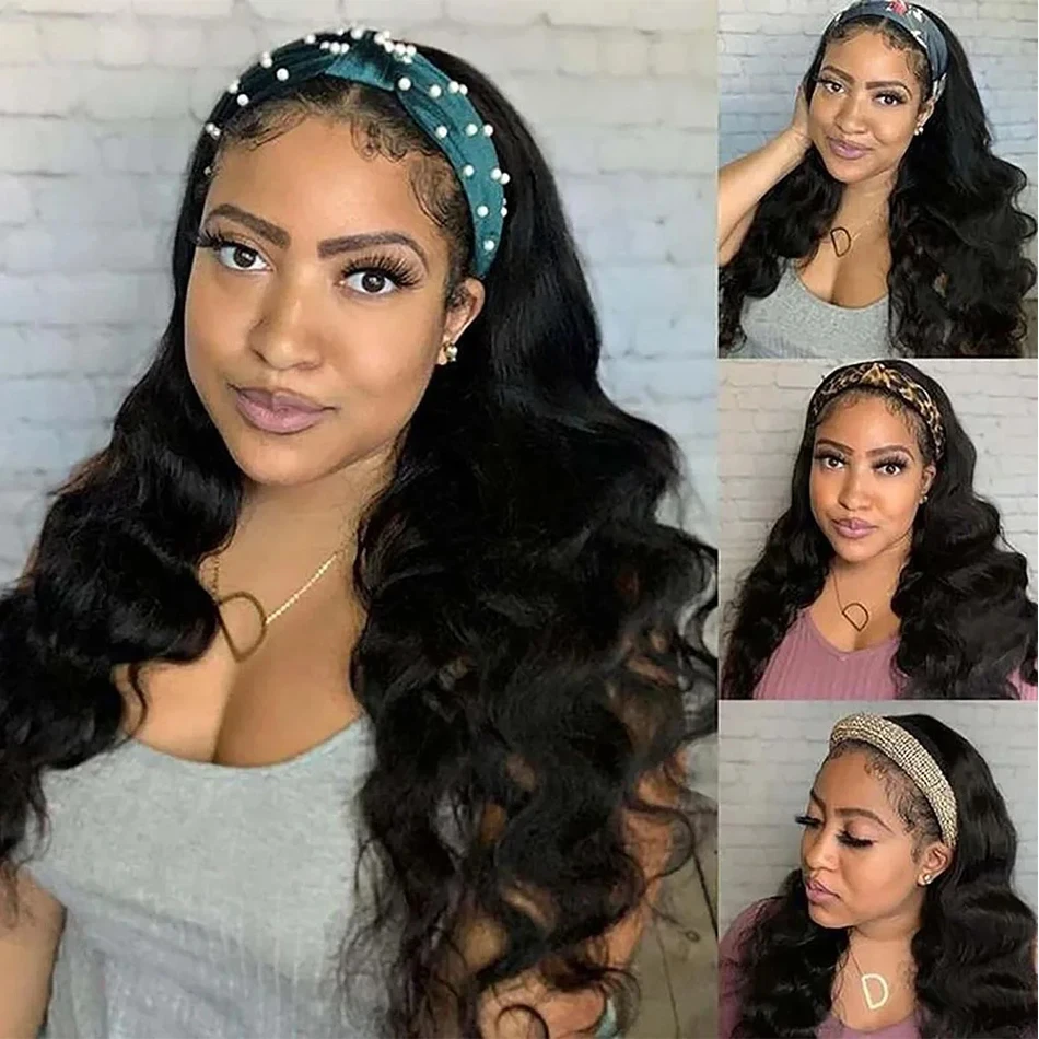 Body Wave Headband Human Hair Wig Machine Made Human Hair Wig Ready To Wear Glueless Water Wave Remy Human Hair Wigs for Women
Body Wave Headband Human Hair Wig Machine Made Human Hair Wig Ready To Wear Glueless Water Wave Remy Human Hair Wigs for Women