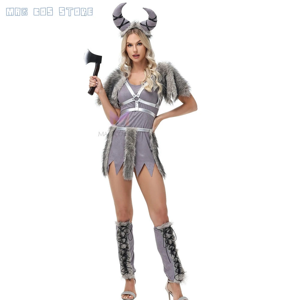 Halloween Women's Cosplay Pirate Costume Viking Pirate Cosplay Outfit Warrior Dress for Masquerade & Performance Carnival Cloth
Halloween Women's Cosplay Pirate Costume Viking Pirate Cosplay Outfit Warrior Dress for Masquerade & Performance Carnival Cloth