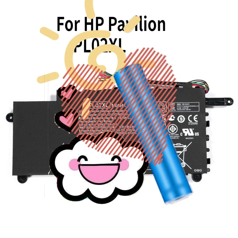 PL02XL Аккумулятор для ноутбука HP Pavilion 11 X360 11-n010dx 11-n000snx 11-N014TU 11-N030TU 751681-421 HSTNN-LB6B HST-DB6B 7,6 В 29 Втч
PL02XL Аккумулятор для ноутбука HP Pavilion 11 X360 11-n010dx 11-n000snx 11-N014TU 11-N030TU 751681-421 HSTNN-LB6B HST-DB6B 7,6 В 29 Втч