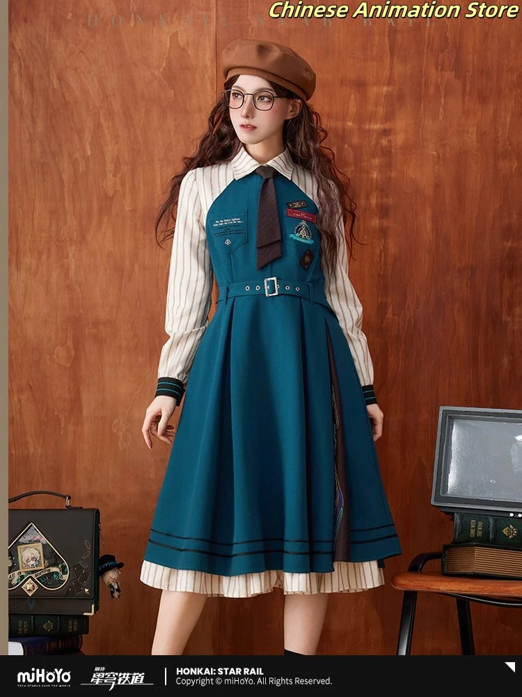 Genuine Honkai Star Rail Aventurine themed impression series Dress Mihoyo Aventurine Cosplay Anime Costume dress Birthday Gift
Genuine Honkai Star Rail Aventurine themed impression series Dress Mihoyo Aventurine Cosplay Anime Costume dress Birthday Gift