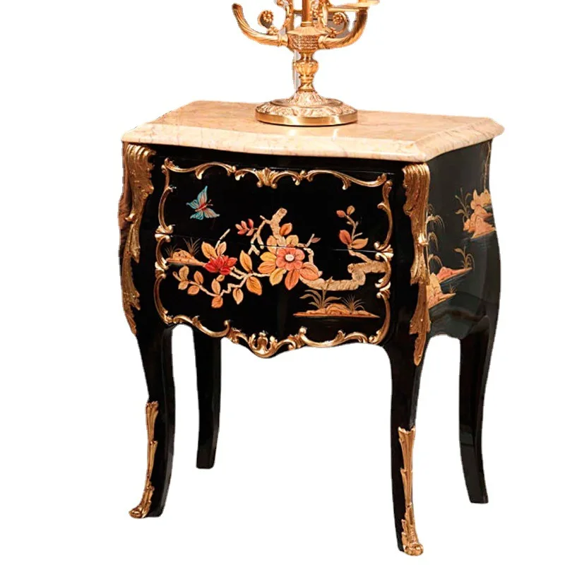 European bedroom furniture mahogany carved bedside table lamp stand painted bedside table
European bedroom furniture mahogany carved bedside table lamp stand painted bedside table