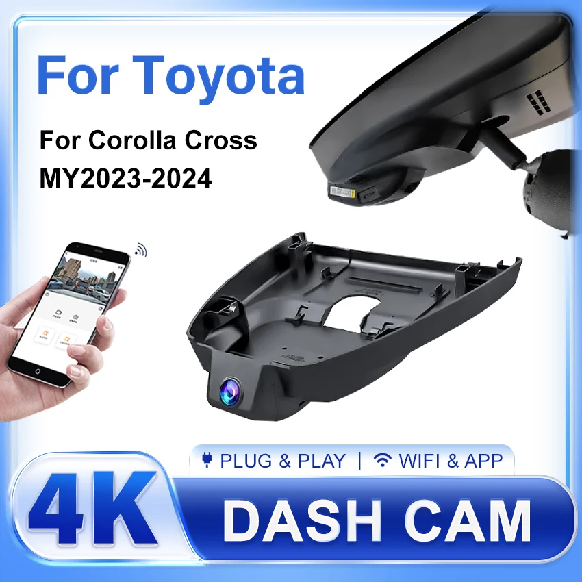 Видеорегистратор автомобильный 4K, Wi-Fi, HD 2160P, для Toyota Frontlander Corolla Cross 2023 2024
Видеорегистратор автомобильный 4K, Wi-Fi, HD 2160P, для Toyota Frontlander Corolla Cross 2023 2024
