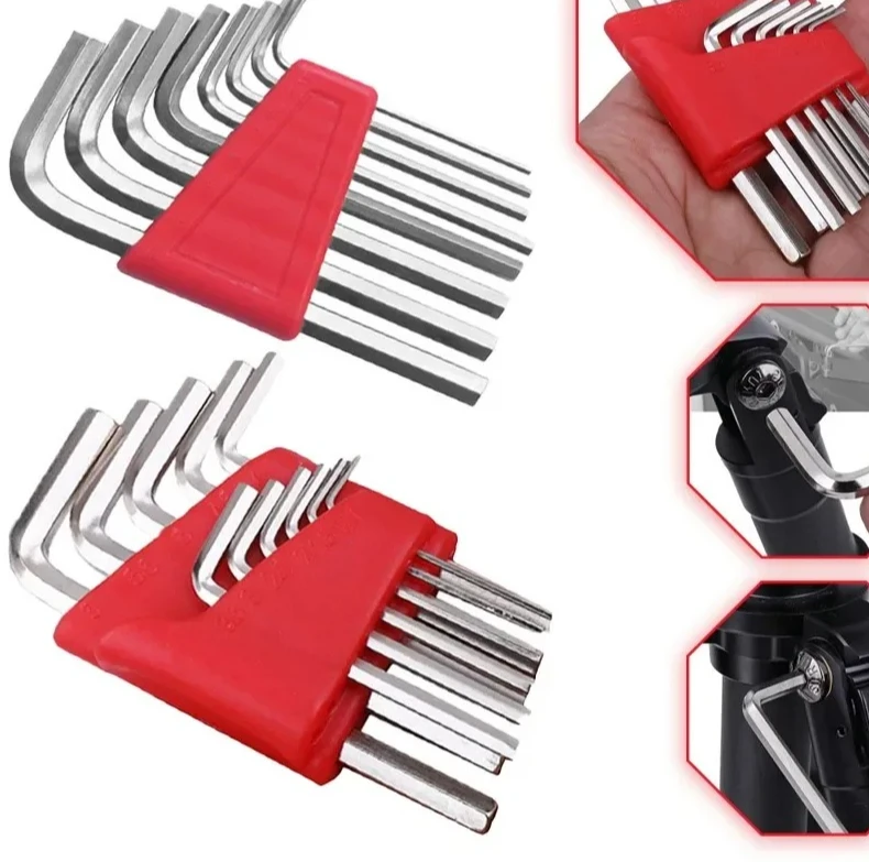 5/8/11 PcsVehicle Repair Tool Set Home Hand Tools Metric Allen Wrench Set Inch Wrench L Wrench Keys Size Allen Key Short Arm
5/8/11 PcsVehicle Repair Tool Set Home Hand Tools Metric Allen Wrench Set Inch Wrench L Wrench Keys Size Allen Key Short Arm