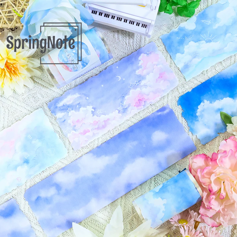 7cm*2m/Roll Watercolor Sky PET Washi Tape Blue Sky Transparent Stickers Decorative Adhesive Tape For Diary Scrapbooking Journal
7cm*2m/Roll Watercolor Sky PET Washi Tape Blue Sky Transparent Stickers Decorative Adhesive Tape For Diary Scrapbooking Journal