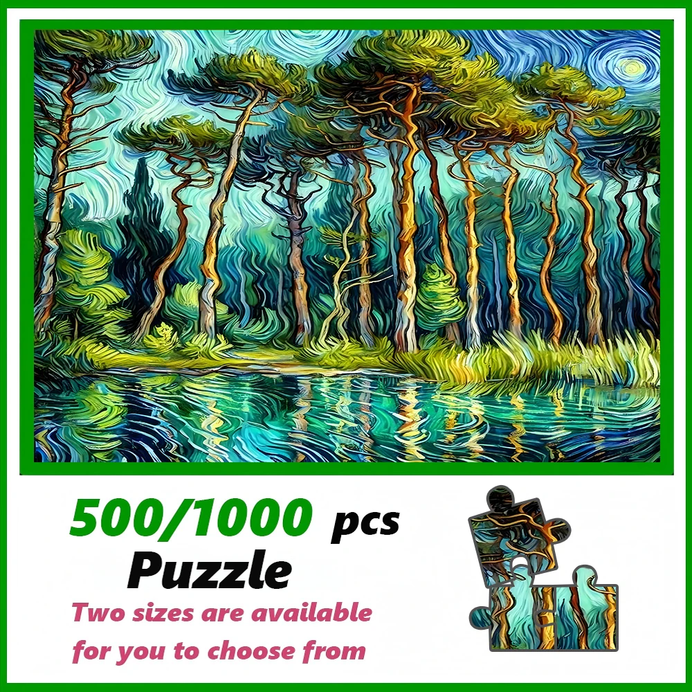 A high-quality 500/1000-piece puzzle, perfect for adults, is a fun family game that helps relieve stress and is great fo
A high-quality 500/1000-piece puzzle, perfect for adults, is a fun family game that helps relieve stress and is great fo