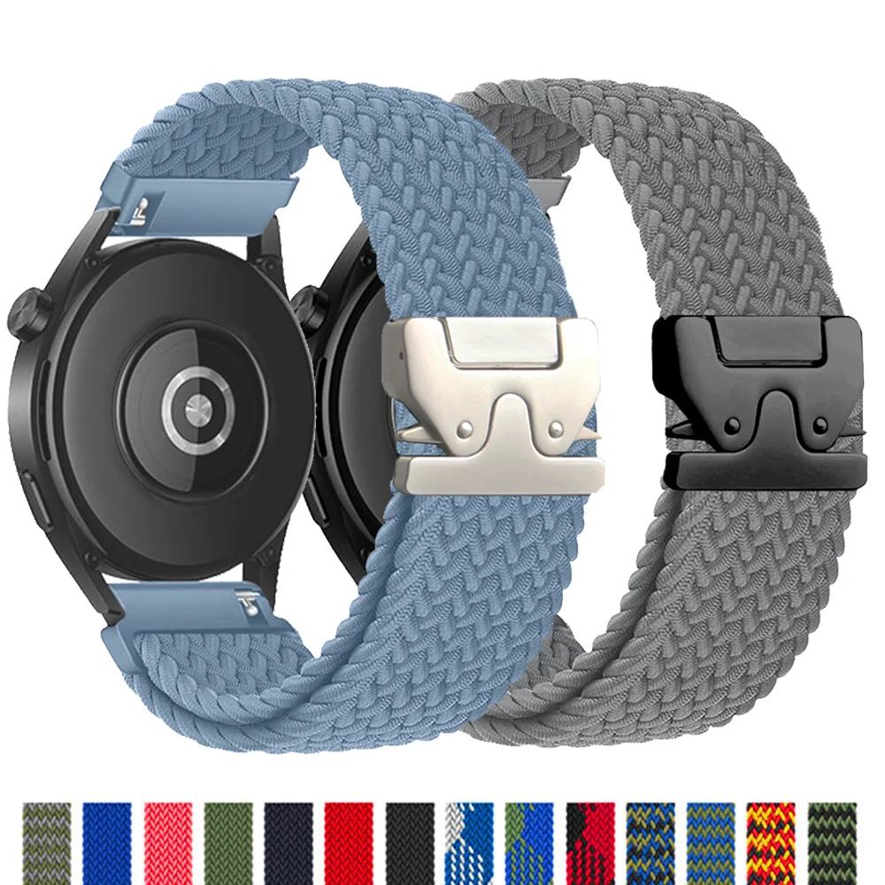 20mm/22mm Braided Solo Loop Strap for Samsung Galaxy Watch 7 6classic 5pro 4 Band Parachute Buckle Bracelet for Huawei Watch gt2
20mm/22mm Braided Solo Loop Strap for Samsung Galaxy Watch 7 6classic 5pro 4 Band Parachute Buckle Bracelet for Huawei Watch gt2