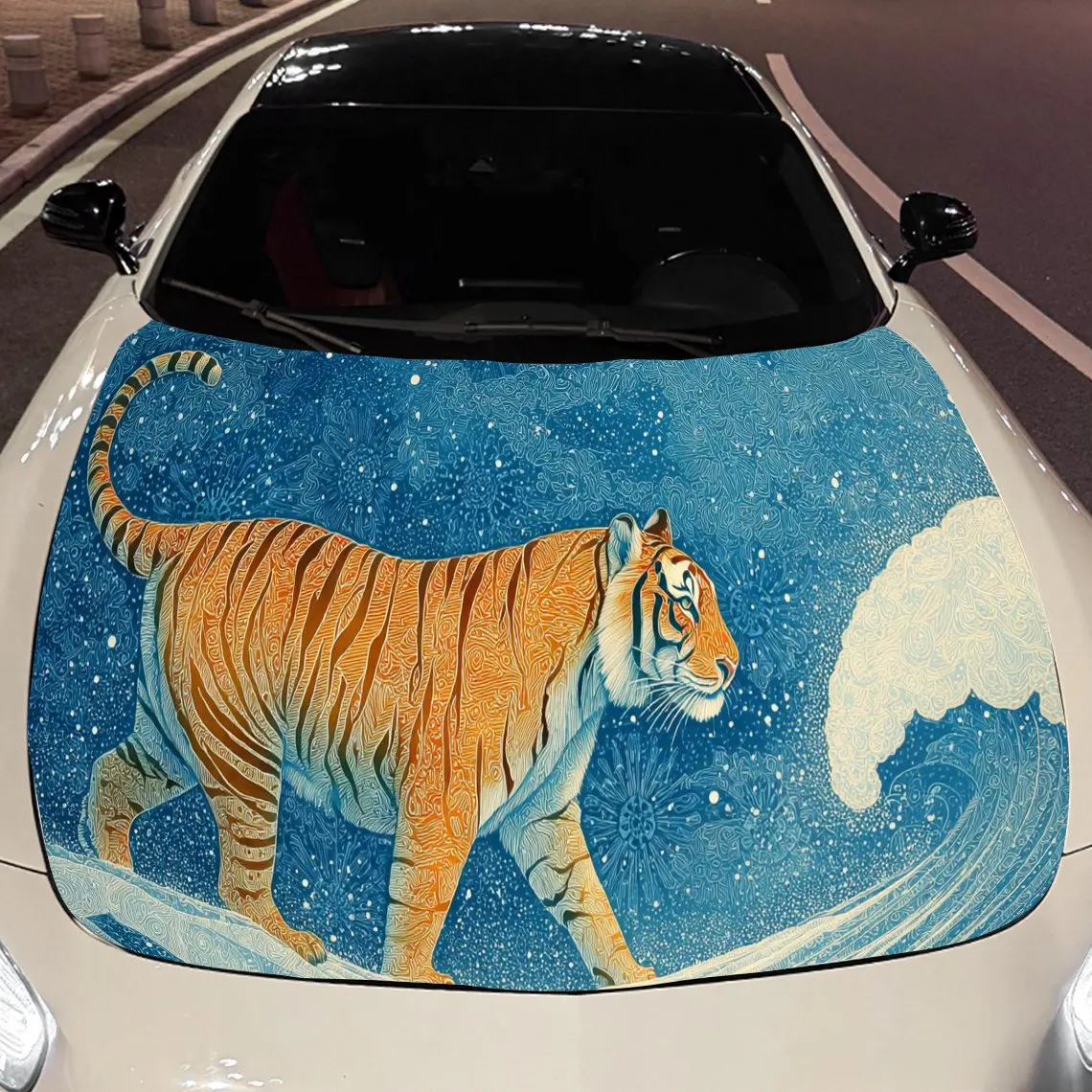 Cool Tiger print,car hood stickers,PVC waterproof Self adhesive car hood sticker,car hood decoration protection stickers,Auto Ac
Cool Tiger print,car hood stickers,PVC waterproof Self adhesive car hood sticker,car hood decoration protection stickers,Auto Ac