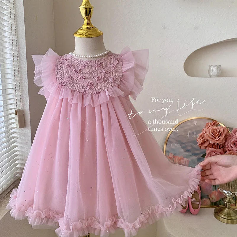 Children's Flower Dress Summer Dress Baby Girl Princess Dress Sleeveless Mesh Dress Birthday Dress
Children's Flower Dress Summer Dress Baby Girl Princess Dress Sleeveless Mesh Dress Birthday Dress