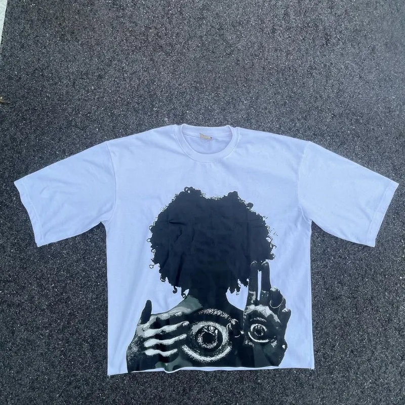 Y2k 2025 Summer American Retro Street Vintage Print Oversized T-shirt Men Y2k Harajuku Fashion Couple Casual Loose Shirt
Y2k 2025 Summer American Retro Street Vintage Print Oversized T-shirt Men Y2k Harajuku Fashion Couple Casual Loose Shirt