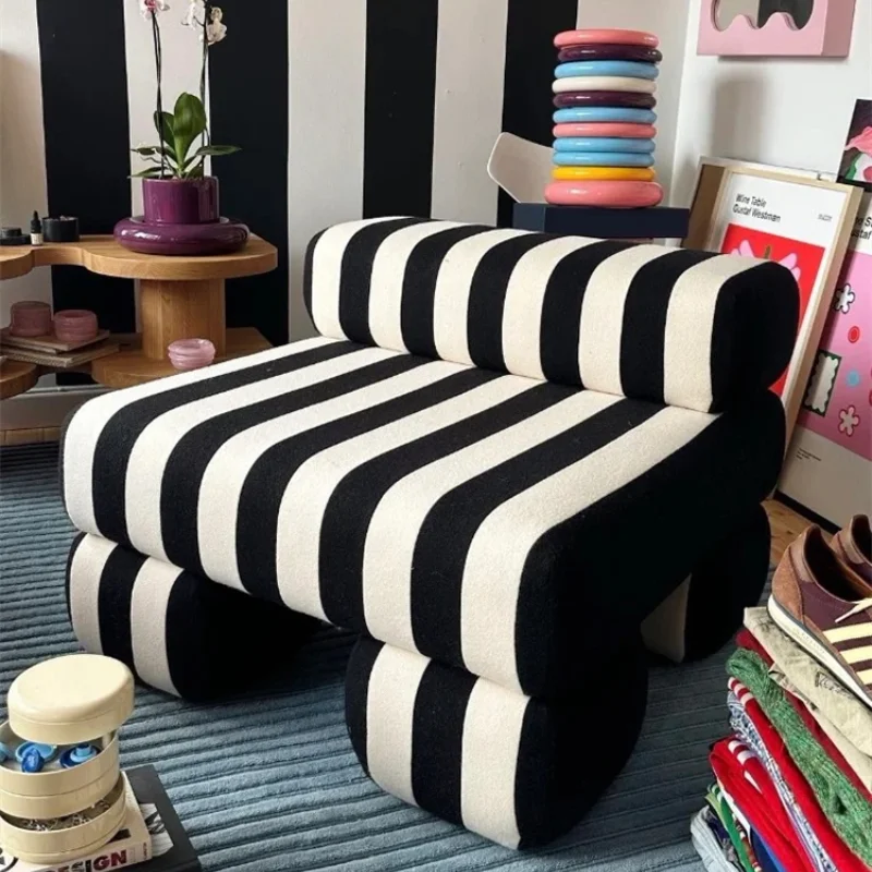 Square striped sofa modern retro small apartment single living room leisure seat trendy cool
Square striped sofa modern retro small apartment single living room leisure seat trendy cool
