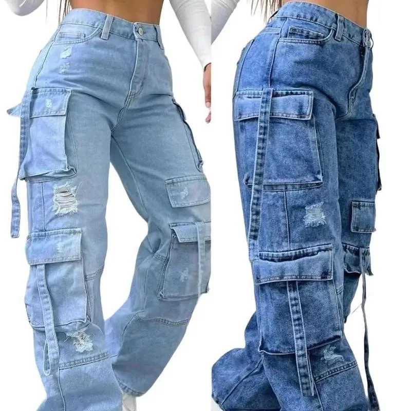 Straight Leg Cargo Jeans Workwear Trousers Neutral Style Casual Pants Harajuku Style Spring Collection Unisex Other Material
Straight Leg Cargo Jeans Workwear Trousers Neutral Style Casual Pants Harajuku Style Spring Collection Unisex Other Material