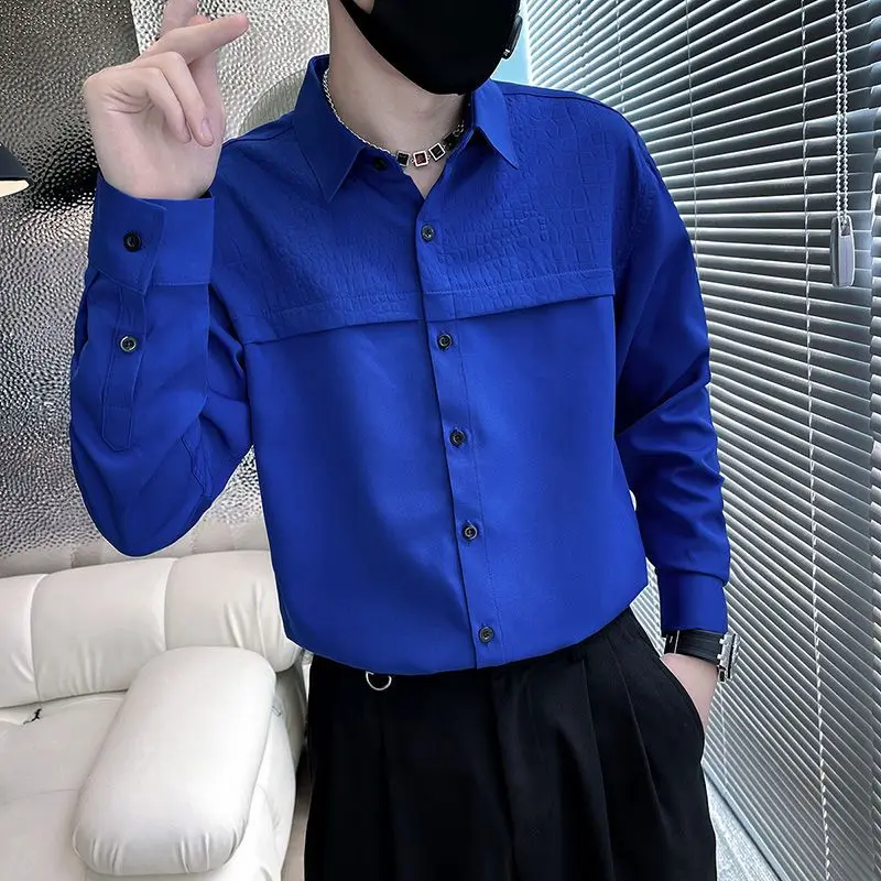 2025 New Shirt Men's Loose Wild Casual Shirt Jacket Men's Trend New Style Handsome Long Sleeve Top 
2025 New Shirt Men's Loose Wild Casual Shirt Jacket Men's Trend New Style Handsome Long Sleeve Top