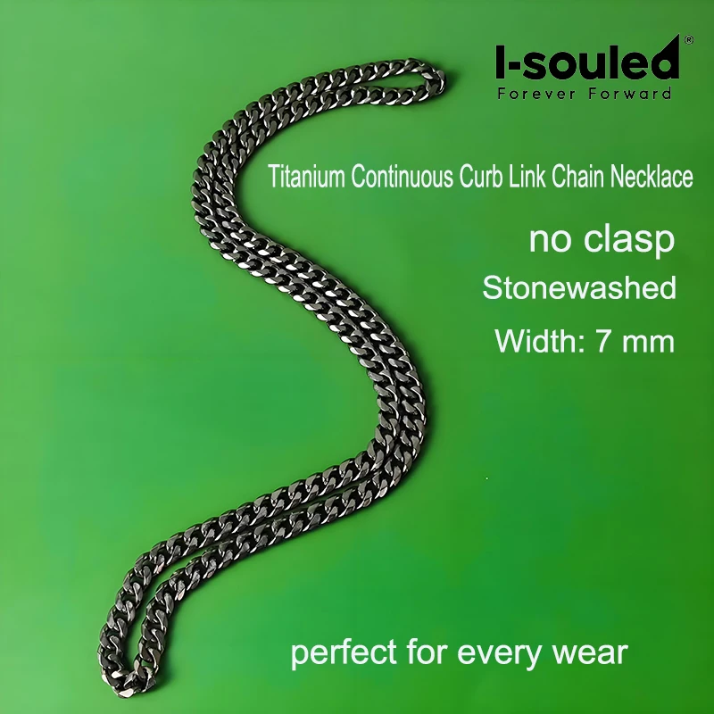 Aerospace Pure Titanium Endless Chain Necklace | Hypoallergenic Layering Necklace for Women Men | Gift Jewelry
Aerospace Pure Titanium Endless Chain Necklace | Hypoallergenic Layering Necklace for Women Men | Gift Jewelry