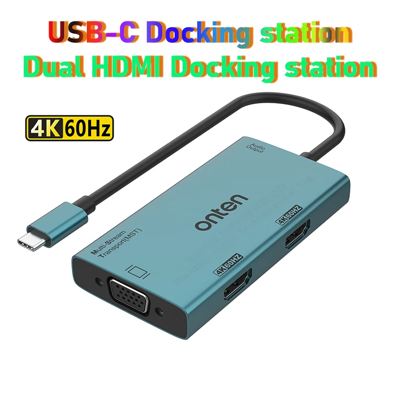 MST HUB USB-C Docking Station 2x HDMI 4K 60HZ For MacBook MateBook Xiaomi ASUS Lenovo Dell HP Phone Tablet Laptop Accessories
MST HUB USB-C Docking Station 2x HDMI 4K 60HZ For MacBook MateBook Xiaomi ASUS Lenovo Dell HP Phone Tablet Laptop Accessories
