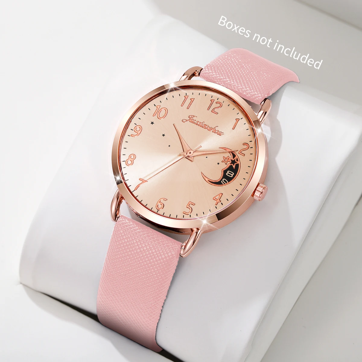 Women's Watch Korean Edition Fashion Moon Star Digital Scale Dial Light Luxury temperament Quartz Watch (Box Not Included)
Women's Watch Korean Edition Fashion Moon Star Digital Scale Dial Light Luxury temperament Quartz Watch (Box Not Included)