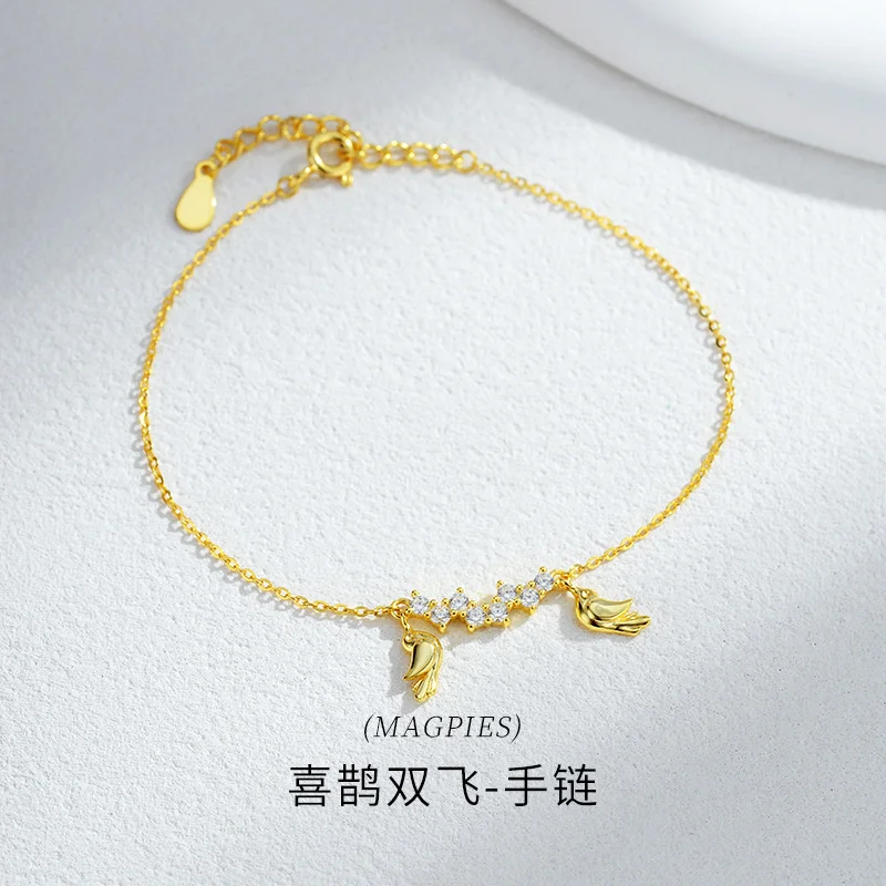 Double Magpie Necklace S925 Sterling Silver Accent Light Luxury Collarbone Chain Her Elegant Blessing
Double Magpie Necklace S925 Sterling Silver Accent Light Luxury Collarbone Chain Her Elegant Blessing