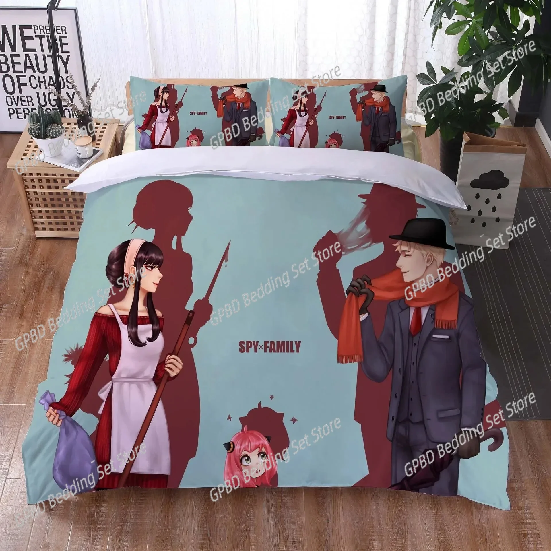 Anime Spy Family Anya Bedding Set Single Twin Double Queen King Cal King Size Bed Linen Set
Anime Spy Family Anya Bedding Set Single Twin Double Queen King Cal King Size Bed Linen Set