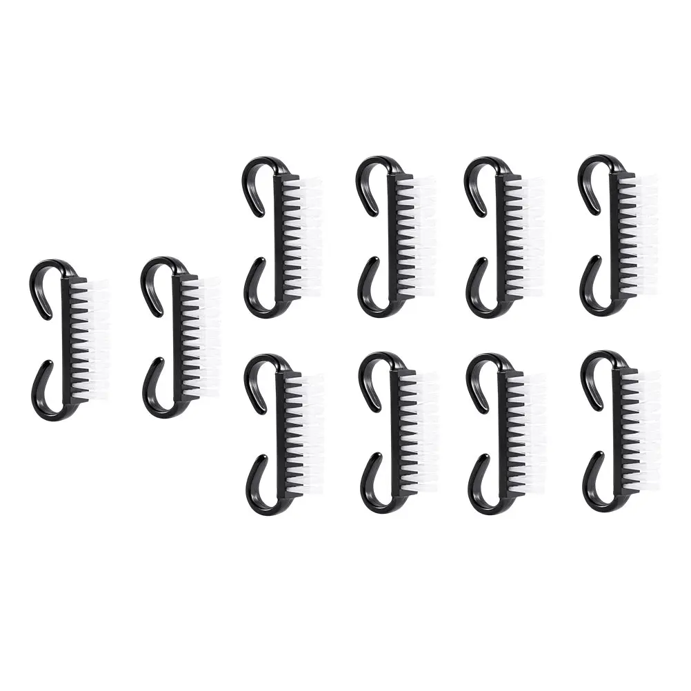 10 pcs Black Small Horn Brushes for Nail Durable Portable Nail Cleaning Tools Home Use Manicure Fingernail Scrub Brushes
10 pcs Black Small Horn Brushes for Nail Durable Portable Nail Cleaning Tools Home Use Manicure Fingernail Scrub Brushes