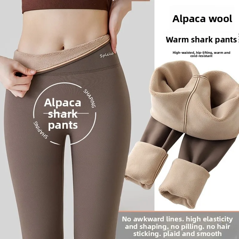 High Waist Thiened Fce arkskin Yoga Pants Women's Outerwear Autumn Winter New Sle Sl Slimming Nine Points Base...
High Waist Thiened Fce arkskin Yoga Pants Women's Outerwear Autumn Winter New Sle Sl Slimming Nine Points Base...