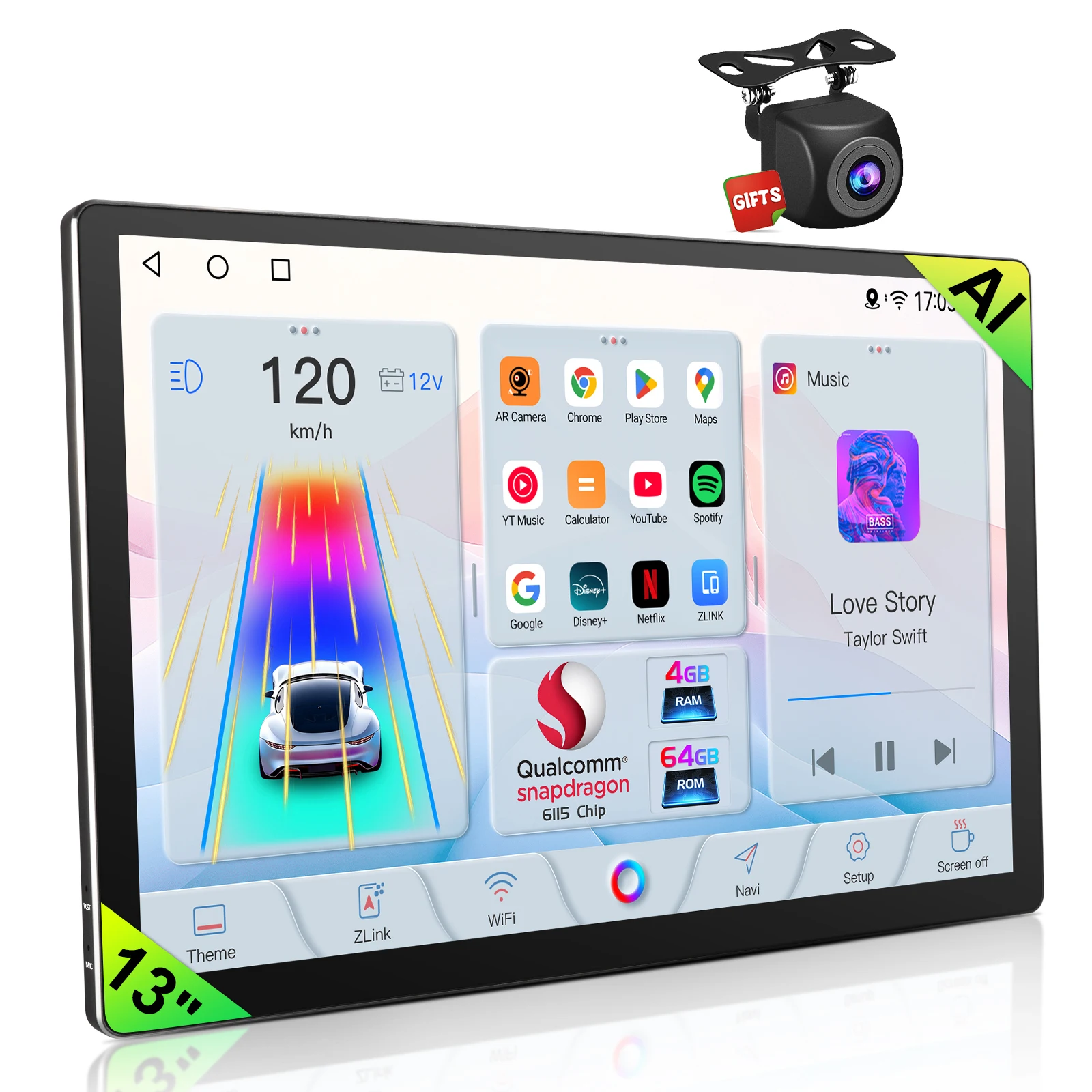 New Arrival 64GB 13 Inch Octa-core Android 14 Touch Screen QLED Auto CarPlay Mirror Link Car Stereo Radio DVD Player
New Arrival 64GB 13 Inch Octa-core Android 14 Touch Screen QLED Auto CarPlay Mirror Link Car Stereo Radio DVD Player