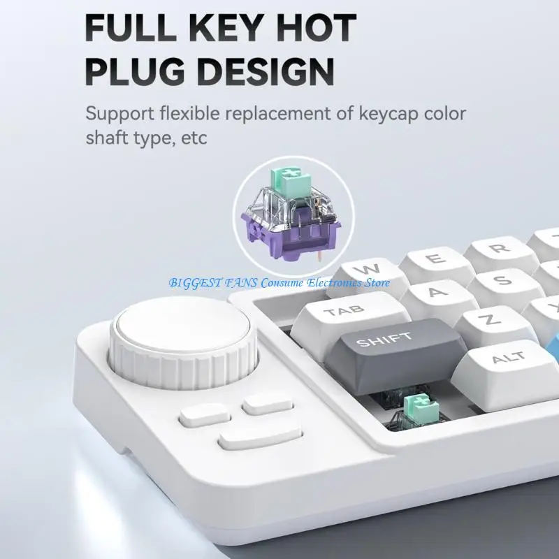 Double Scroll Wheel Mechanical Keyboard 19 Mini Keypad Color Backlits Programmable Joystick Hot Swappable Switches
Double Scroll Wheel Mechanical Keyboard 19 Mini Keypad Color Backlits Programmable Joystick Hot Swappable Switches