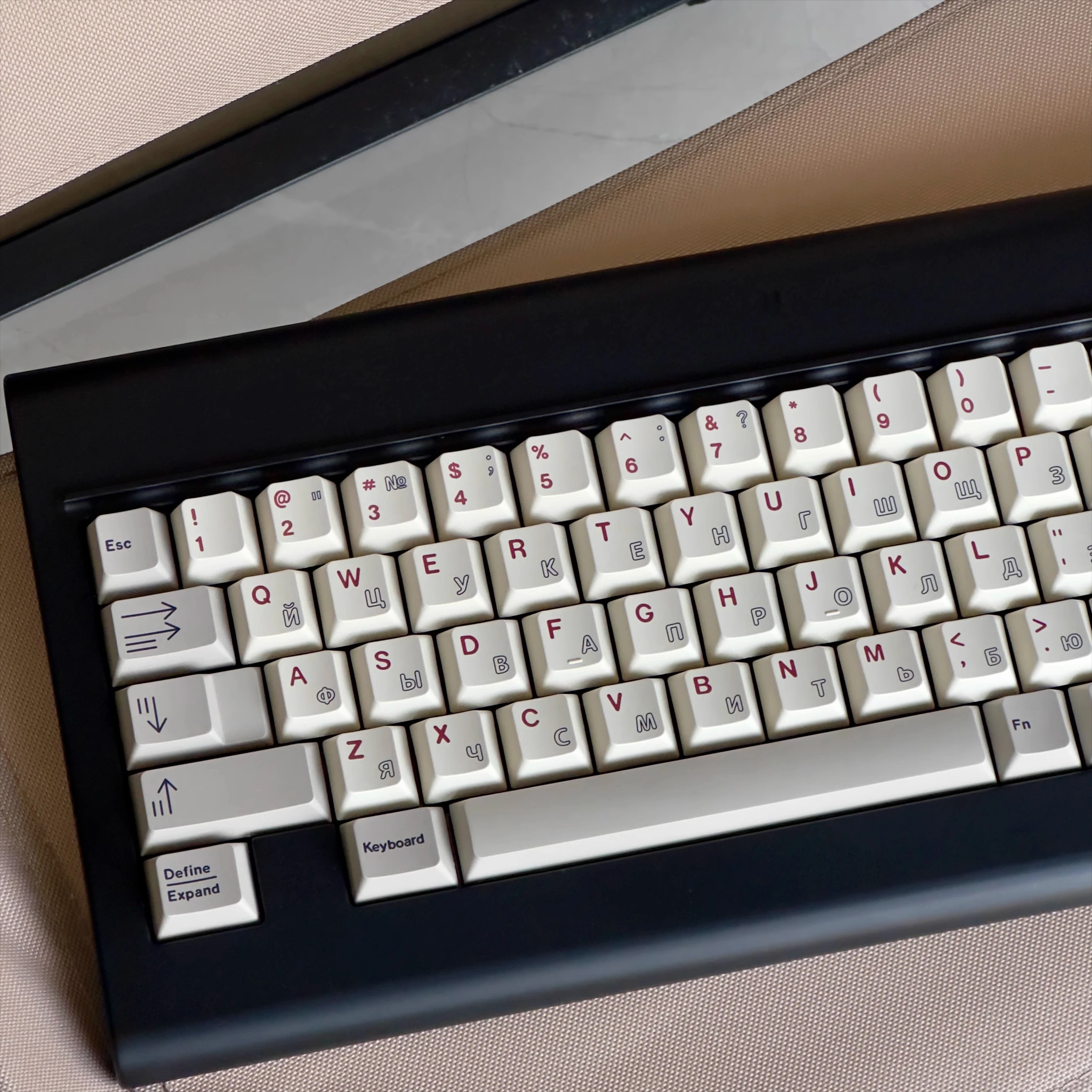 Vintage 6085 Hollow Russian Keycaps Original Highly Sublimated Mechanical Keyboard Keycaps
Vintage 6085 Hollow Russian Keycaps Original Highly Sublimated Mechanical Keyboard Keycaps