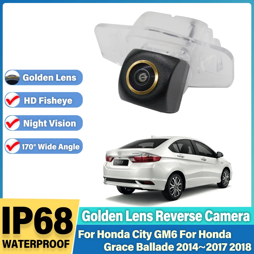 HD резервная камера заднего вида ночного видения для Honda City GM6 для Honda Grace Ballade 2014 ~ 2018 CCD камера номерного знака Золотая
HD резервная камера заднего вида ночного видения для Honda City GM6 для Honda Grace Ballade 2014 ~ 2018 CCD камера номерного знака Золотая