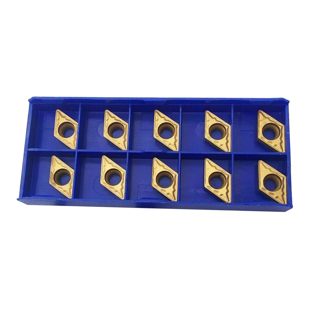 For Stainless Steel Blades Insert Replace Tool 10pcs Accessories CNC Carbide DCMT11T308-HMP NC010 Lathe Brand New
For Stainless Steel Blades Insert Replace Tool 10pcs Accessories CNC Carbide DCMT11T308-HMP NC010 Lathe Brand New